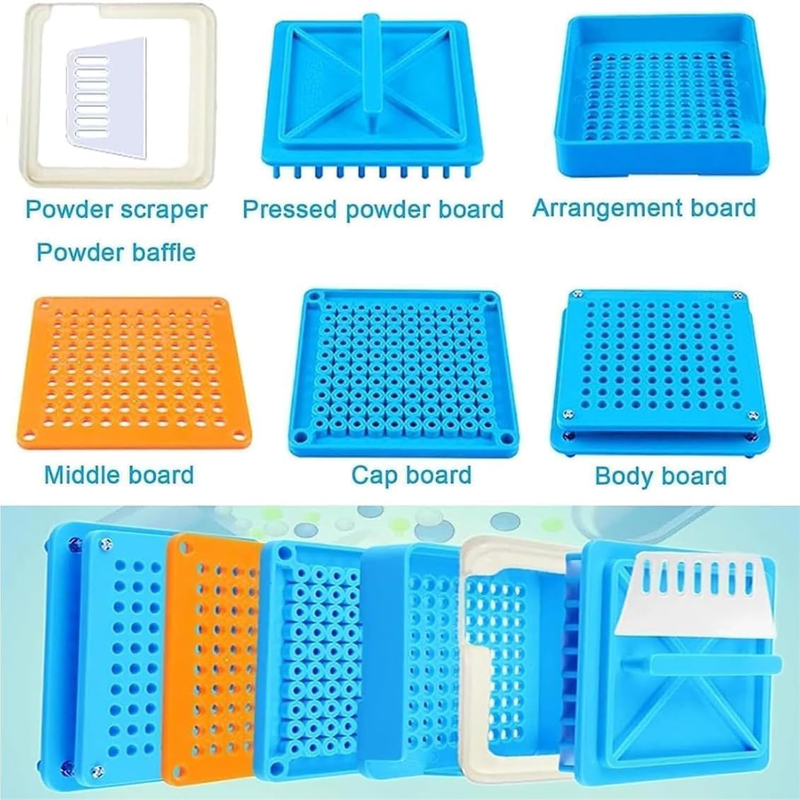 Professional 100-Hole Manual Encapsulation System for Laboratory R&D